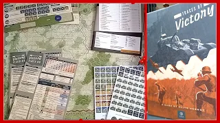 Traces of Victory - WW2 Wargame - Vuca Simulations - Unboxing and impressions