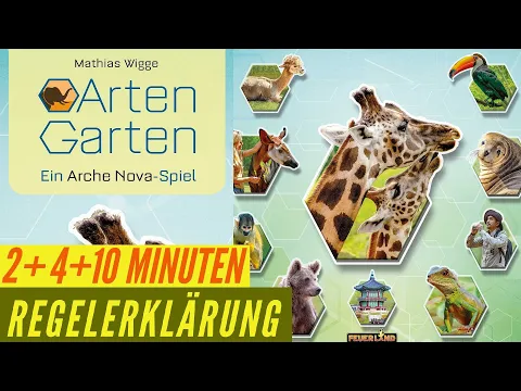 Artengarten Regeln Anleitung Brettspiel Regelvideo Kennerspiel Arche Nova
