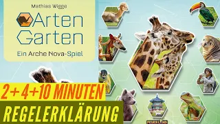 Artengarten Regeln Anleitung Brettspiel Regelvideo Kennerspiel Arche Nova