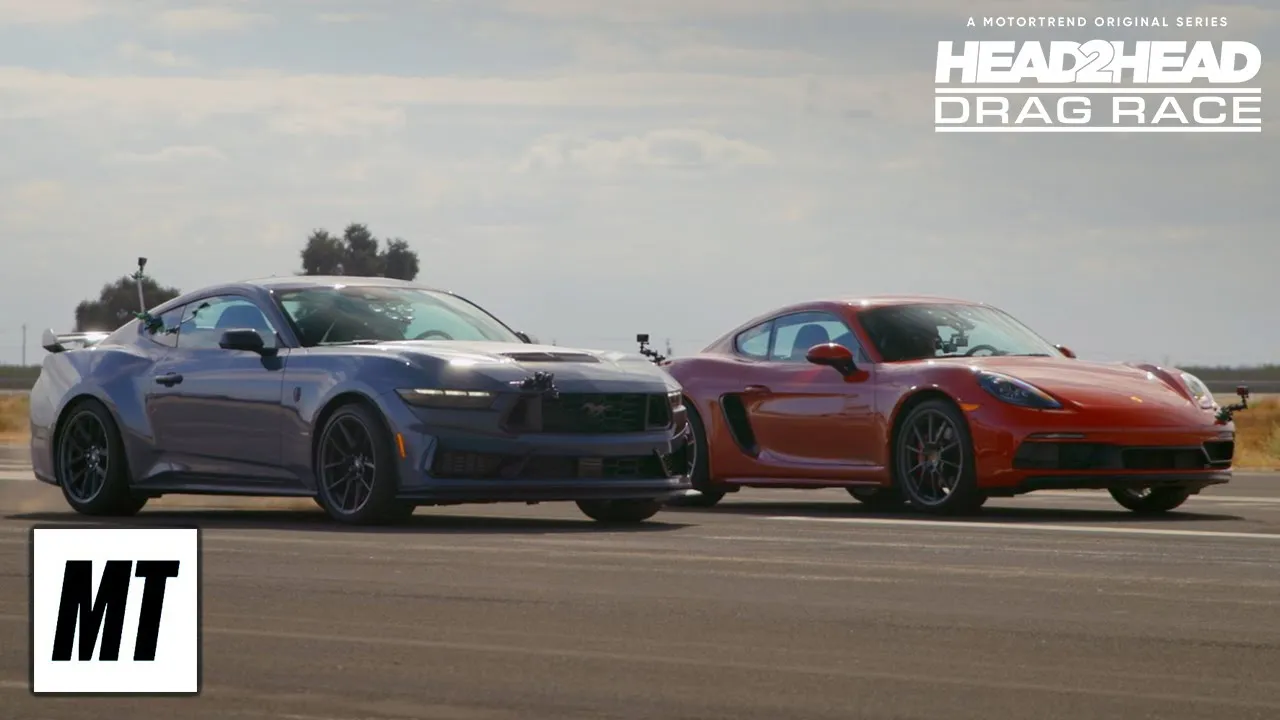 How Good Is the Dark Horse? | Head 2 Head Drag Race | MotorTrend