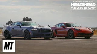 How Good Is the Dark Horse? | Head 2 Head Drag Race | MotorTrend