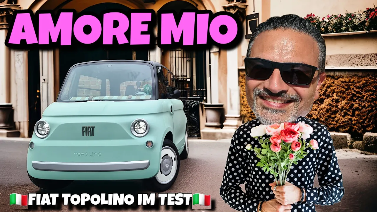 Fiat Topolino Test durch Frankfurt City! E Mobilität ganz anders erleben.