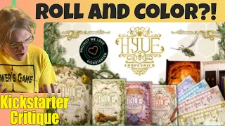 HYVE: A roll-and-color beehive simulator. - Nice Box Insert! - Kickstarter Critique Review