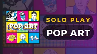 Pop Art Board Game - Solo Playthrough | DaniCha
