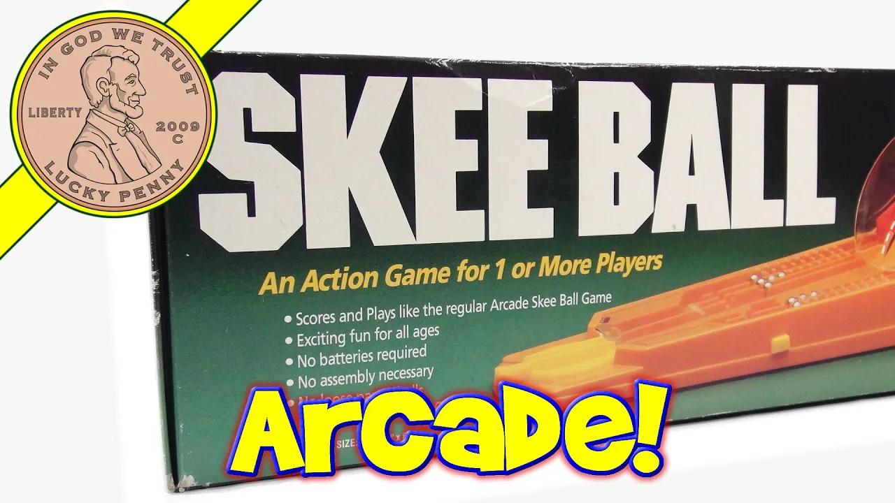 How To Play The Game Skee Ball Arcade Game, 1981 Cadaco