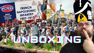 Unboxing French Napoleonic Infantry 1807 - 1812 from Victrix Miniautres