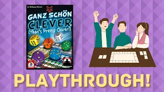 Ganz Schon Clever - Solo Playthrough!