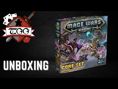 Mage Wars Academy Board Game Unboxing