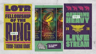 The Fellowship of the Ring trick-taking game - Part III - 4p Campaign by Heavy Cardboard