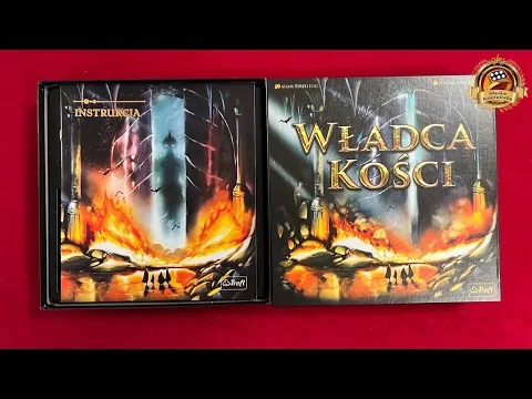 Odpakowanie gry planszowej od wydawnictwa Trefl Władca Kości! #wladcakosci