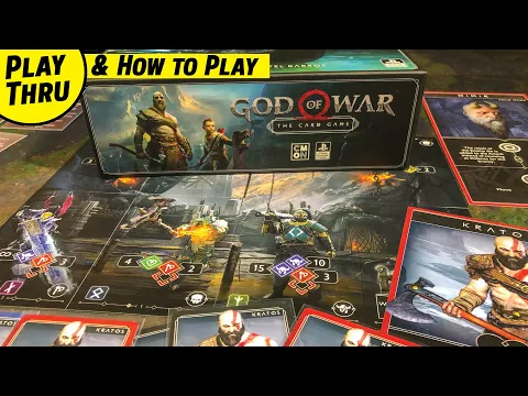 How to Play GOD OF WAR the Card Game with a Solo Playthrough
