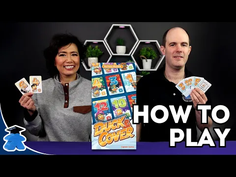 Duck and Cover - How to play board game with tips. Fun and quack party game.