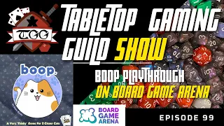 Tabletop Gaming Guild Show: Boop. Playthrough on Board Game Arena