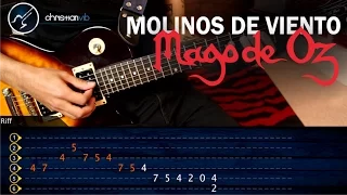 Como tocar Molinos de Viento MAGO DE OZ En Guitarra | Tutorial