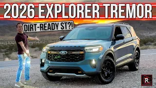 The 2026 Ford Explorer Tremor Is An Adventure Seeking Off-Road SUV With Tremendous Power