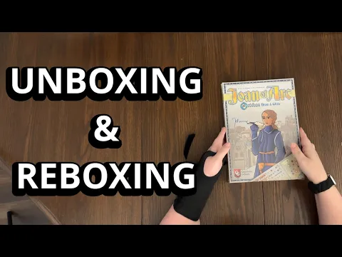 Joan of Arc - Orleans Draw & Write Game Unboxing & Reboxing - What's in the Box?