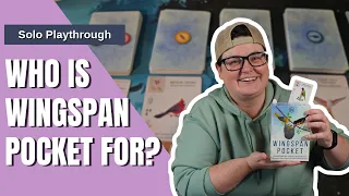 I Played Wingspan Pocket Solo | Full Playthrough & Who It's For