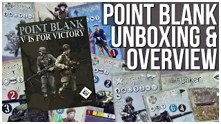 Point Blank: V is for Victory Unboxing & Overview | Lock 'n Load | Wargame Historical Game Solo
