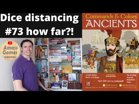 Dice Distancing #73 Command and Colours: Ancients how far do dice roll and do you need a dice tray?