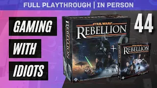 A Surprise Death Star Run | Star Wars: Rebellion + RotE | Full Playthrough | In Person | #44