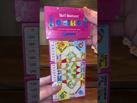 One of my favorite vintage toys of ALL TIME! Mall Madness Flipsiders by Milton Bradley