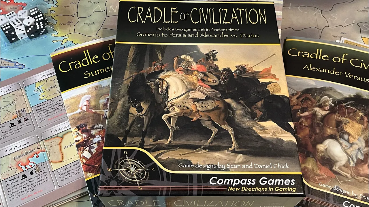 Cradle of Civilization (Compass Games) - Unbox & First Look