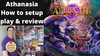 Athanasia - How to set up, play and review by * AmassGames * Kickstarter preview back! 4K tactical