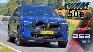 2024 BMW XM 50e | AMAZING B58 SOUND & 0-100 100-200 250KM/H on AUTOBAHN