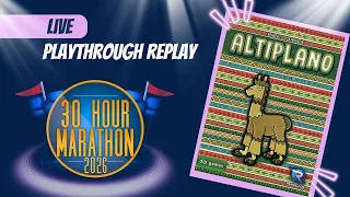 Altiplano - 30 Hour Marathon