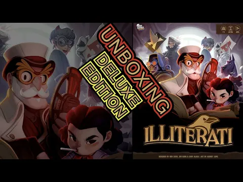 Illiterati - Unboxing [DELUXE EDITION] [KICKSTARTER]