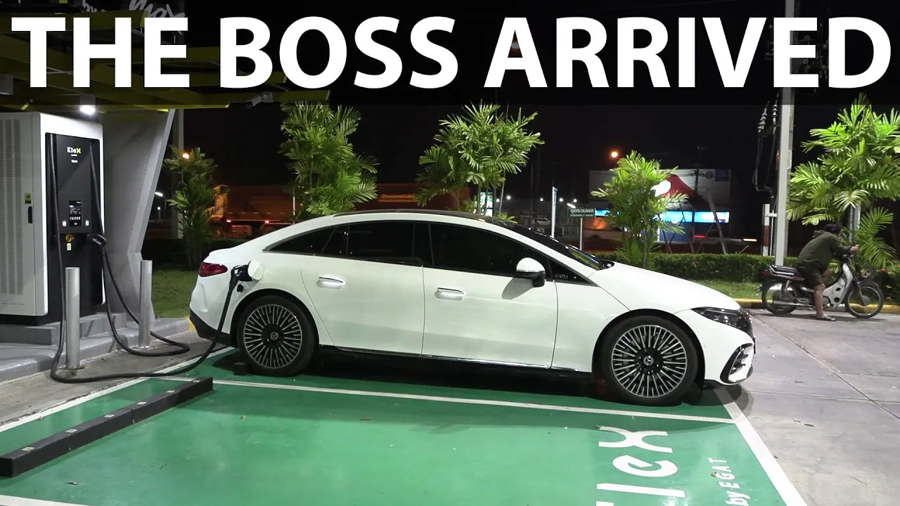 Mercedes EQS 500 4Matic Bangkok challenge