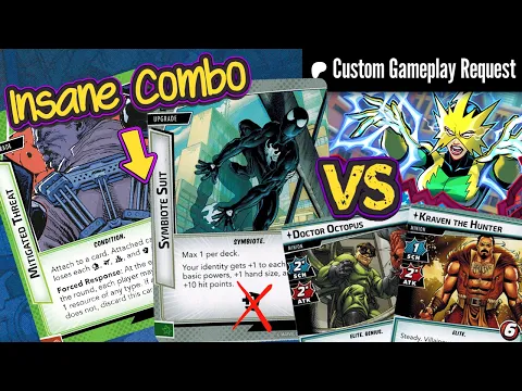 Symbiote Suit Spider-Man vs Expert Electro & Sinister Six | Marvel Champions Playthrough