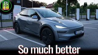 Testing the NEW 2025 Tesla Model Y Juniper at Night