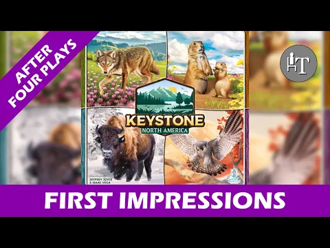 First Impressions of Keystone North America - Solo Board Game