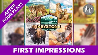 First Impressions of Keystone North America - Solo Board Game