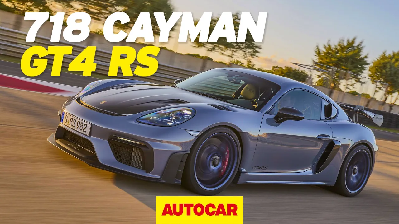 Porsche 718 Cayman GT4 RS review - sensational mid-engined Porsche driven on road and track