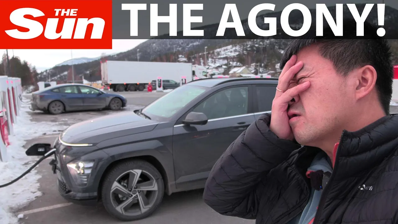 Hyundai Kona MY2024 Geilo test gone wrong