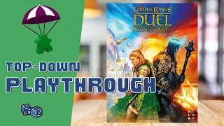 The Lord of the Rings: Duel for Middle-earth Teach, Playthrough, and Early Review Thoughts