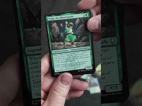 Magic the Gathering Avatar The Last Airbender Jumpstart Booster Earthbending unboxing