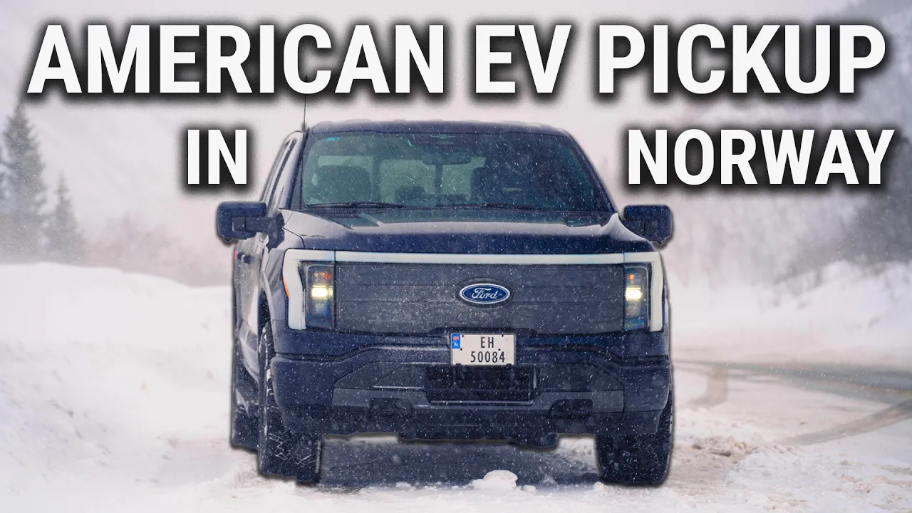 Norwegian's First Time Trying an American Truck - F-150 Lightning Impressions