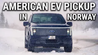 Norwegian's First Time Trying an American Truck - F-150 Lightning Impressions