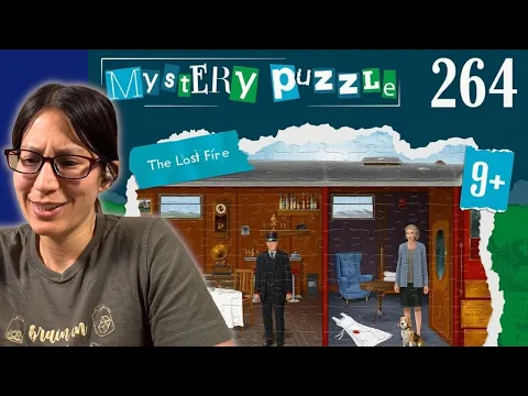 Jigsaw puzzle + murder mystery + board game? | Mystery Puzzle: The Lost Fire Playthrough