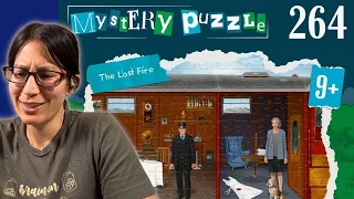 Jigsaw puzzle + murder mystery + board game? | Mystery Puzzle: The Lost Fire Playthrough