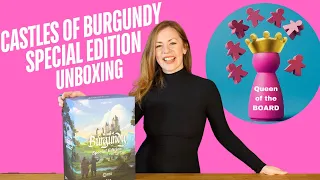 Castles of Burgundy Special Edition Unboxing - Queen of the Board