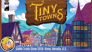 Tiny Towns — game overview at GAMA Trade Show 2019