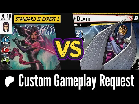 PSYLOCKE vs FOUR HORSEMEN (Expert) Marvel Champions Playthrough | Standard 2/Expert 1