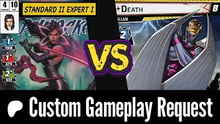 PSYLOCKE vs FOUR HORSEMEN (Expert) Marvel Champions Playthrough | Standard 2/Expert 1