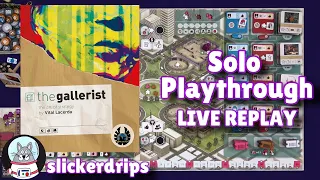 The Gallerist - Solo Playthrough