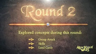 AracKhan Wars competitive battle card game Group Attack / Skills / Land Cards concepts Tutorial 3/5