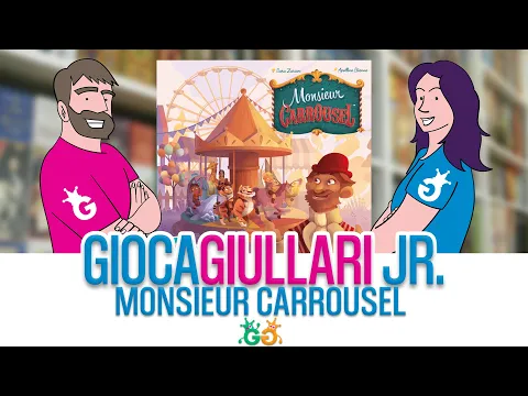 Gioca Giullari Jr - Monsieur Carrousel ci aspetta sulla giostra! Gioco da Tavolo per bambini 4+